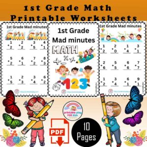 Math Worksheets For 1st Grade​