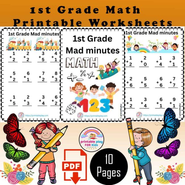 Math Worksheets For 1st Grade​