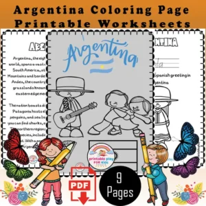 Argentina Coloring Page