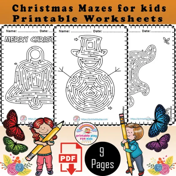 Christmas Mazes