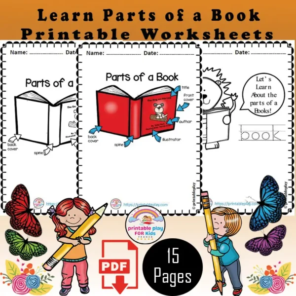 Learn Parts Of A Book